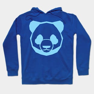 Retro Panda Cyan Hoodie